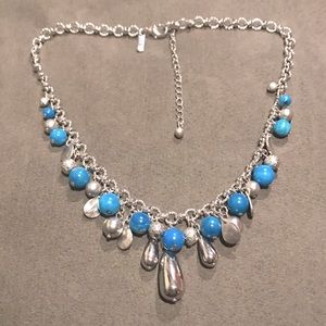 WHBM Semi-precious Howlite Short Necklace NWOT